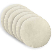 Presvlaka za jastuk 6 pcs HEERLEN Krem Ø 40 cm Mikrofibra Flis
