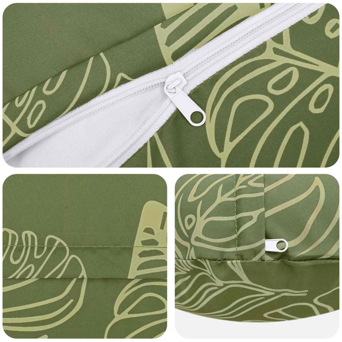 Presvlaka za jastuk 6 pcs HEERLEN Dizajn lista Ø 40 cm