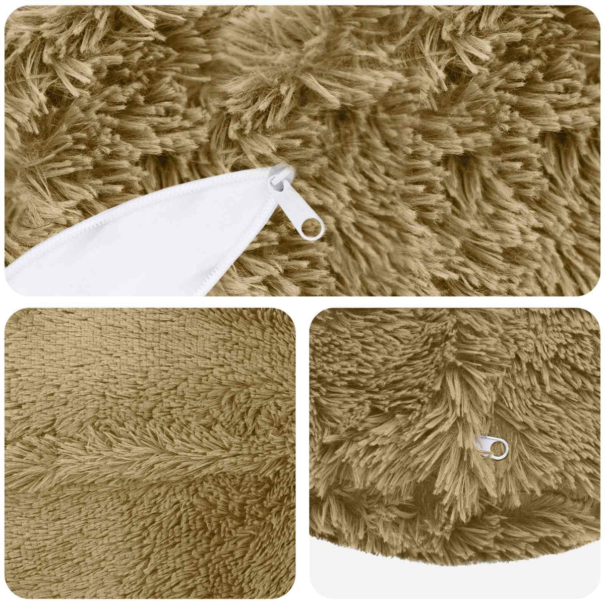 Presvlaka za jastuk 2 pcs HEERLEN Svijetlo zelena Ø 40 cm