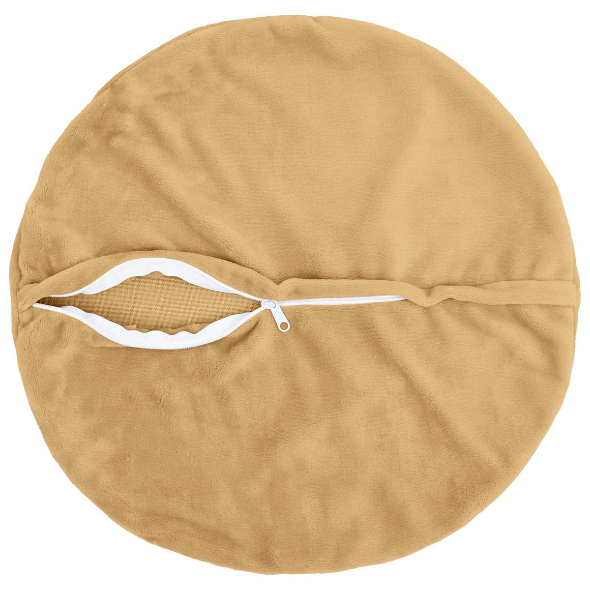 Presvlaka za jastuk 2 pcs HEERLEN Sivosmeđa Ø 40 cm Flanel