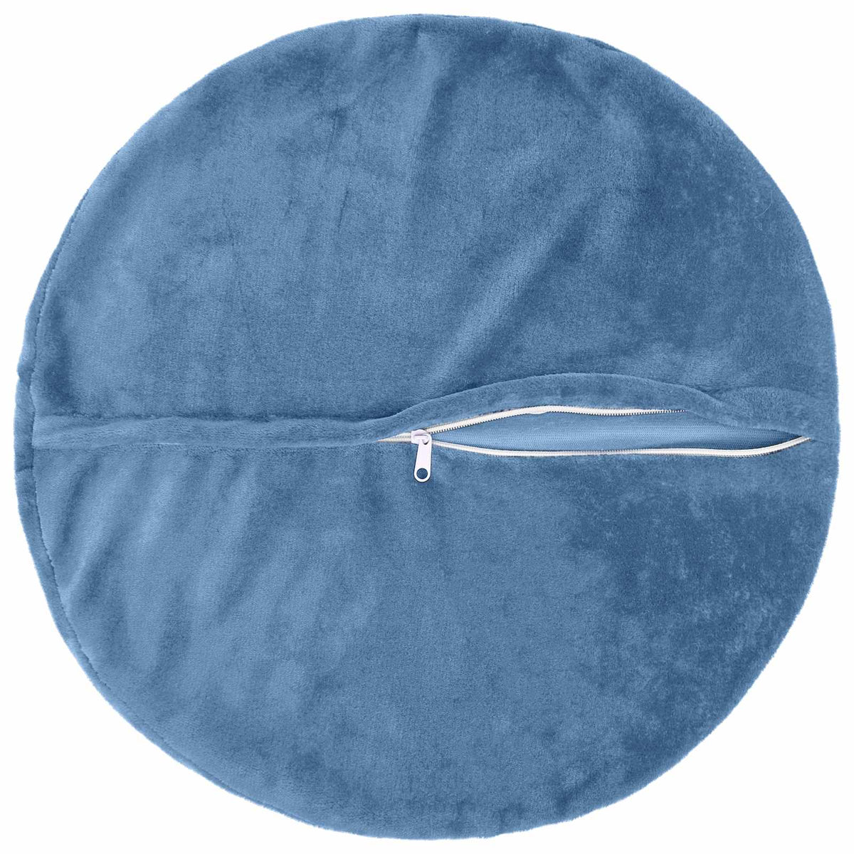 Presvlaka za jastuk 2 pcs HEERLEN Svjetloplava Ø 40 cm Flanel