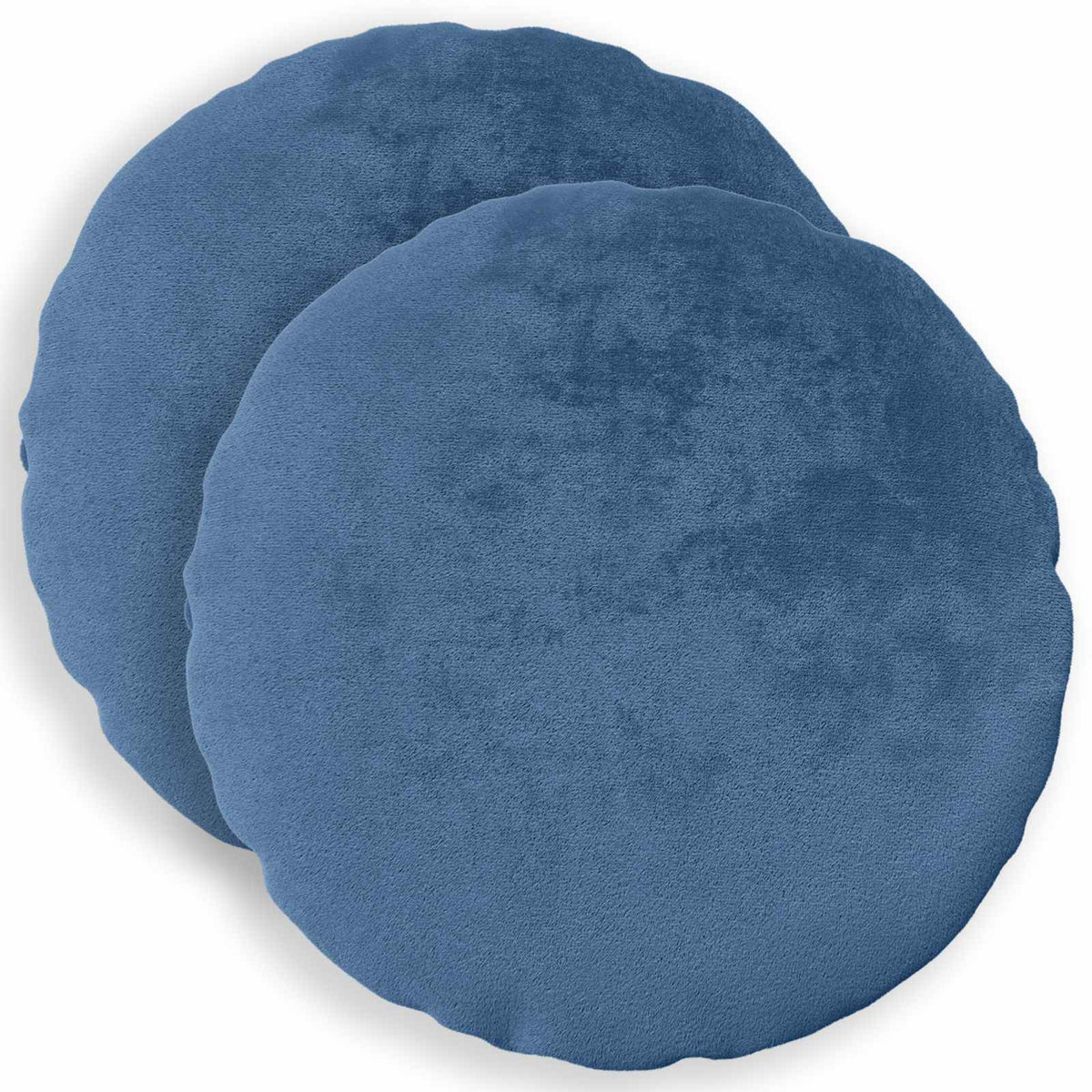 Presvlaka za jastuk 2 pcs HEERLEN Svjetloplava Ø 40 cm Flanel