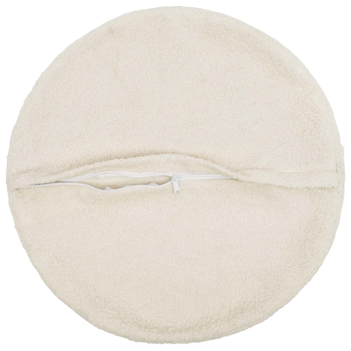 Presvlaka za jastuk 2 pcs HEERLEN Krem Ø 50 cm Bouclé