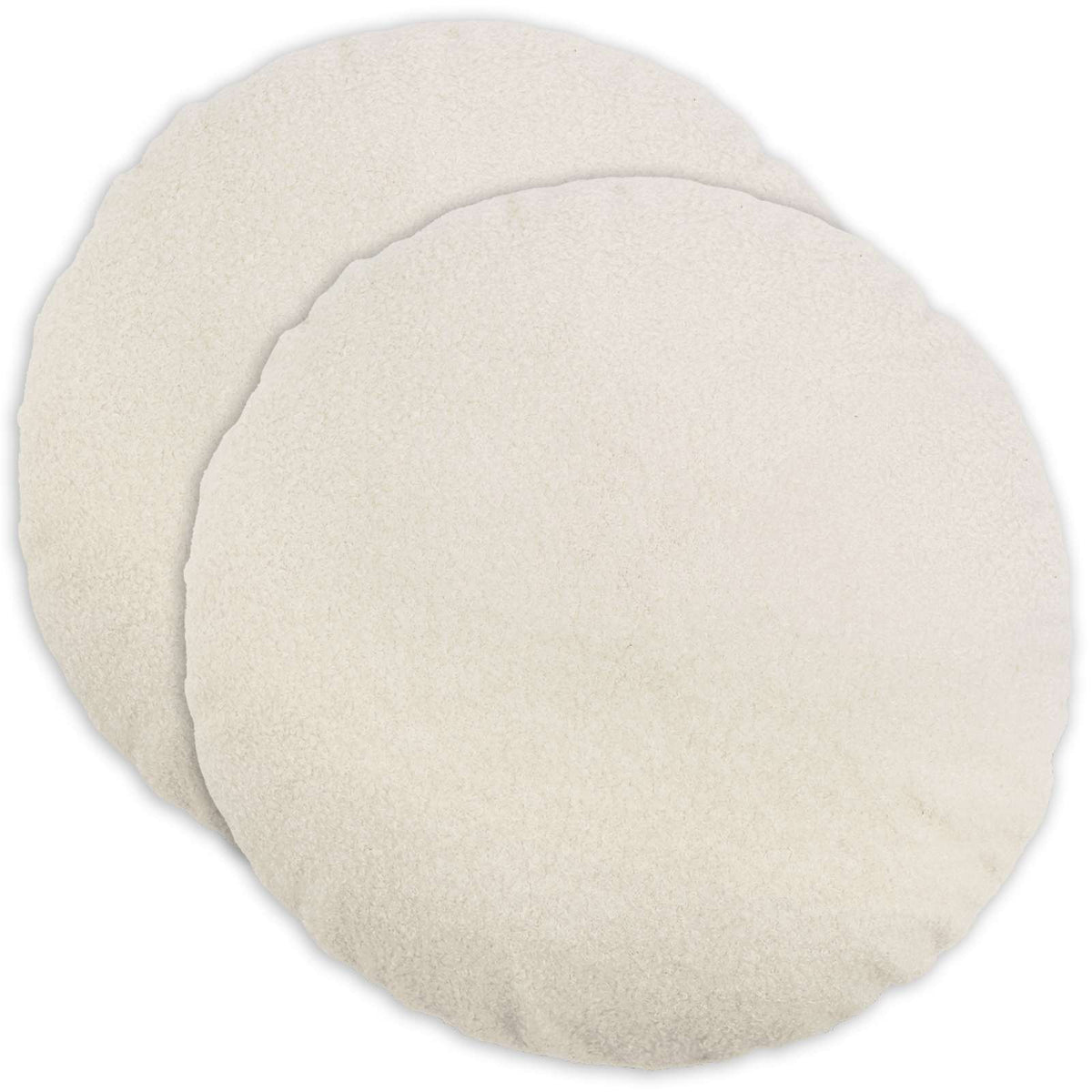 Presvlaka za jastuk 2 pcs HEERLEN Krem Ø 50 cm Bouclé