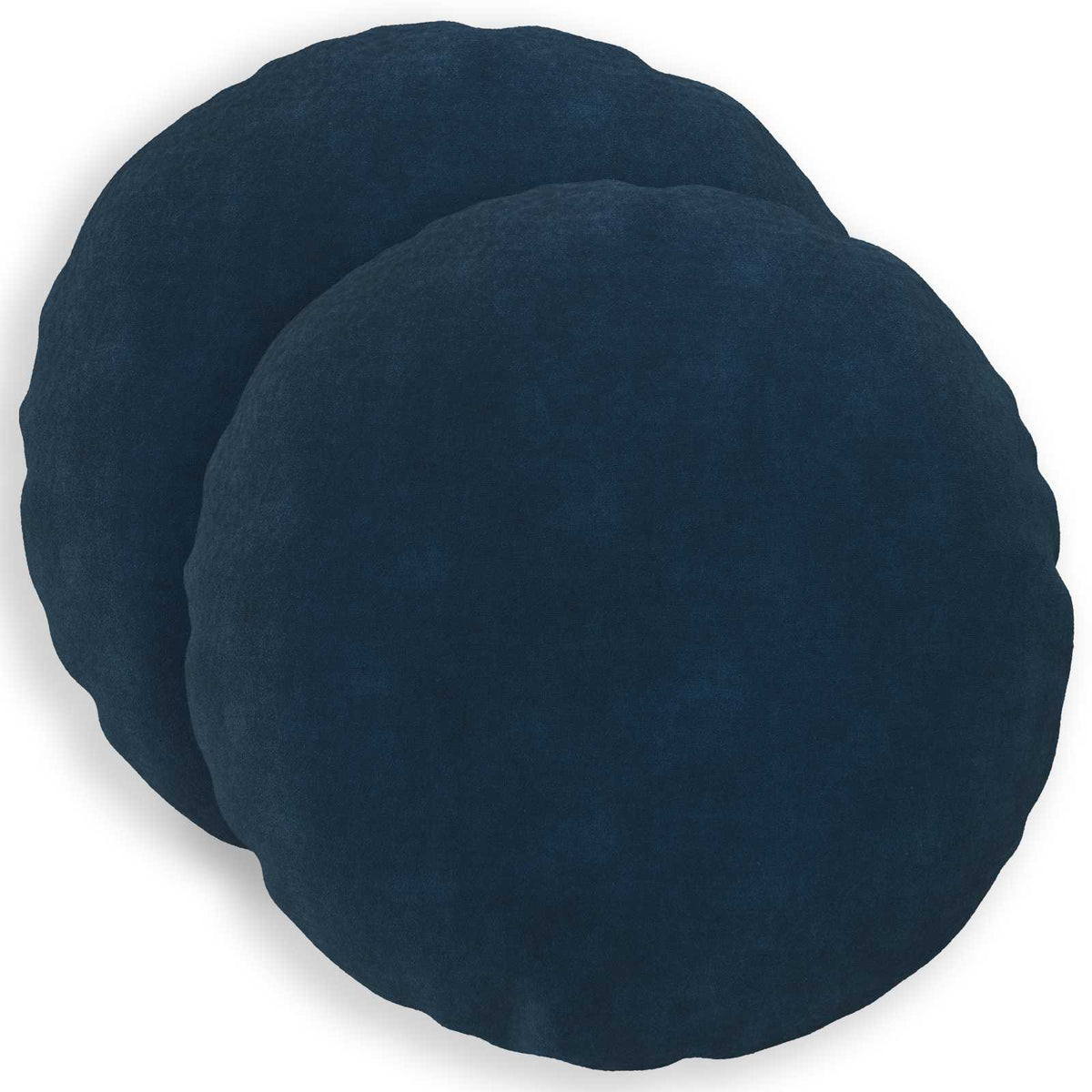 Presvlaka za jastuk 2 pcs HEERLEN Plava Ø 60 cm Mikrofibra Flis