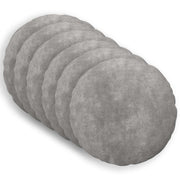 Presvlaka za jastuk 6 pcs HEERLEN Svjetlosiva Ø 60 cm