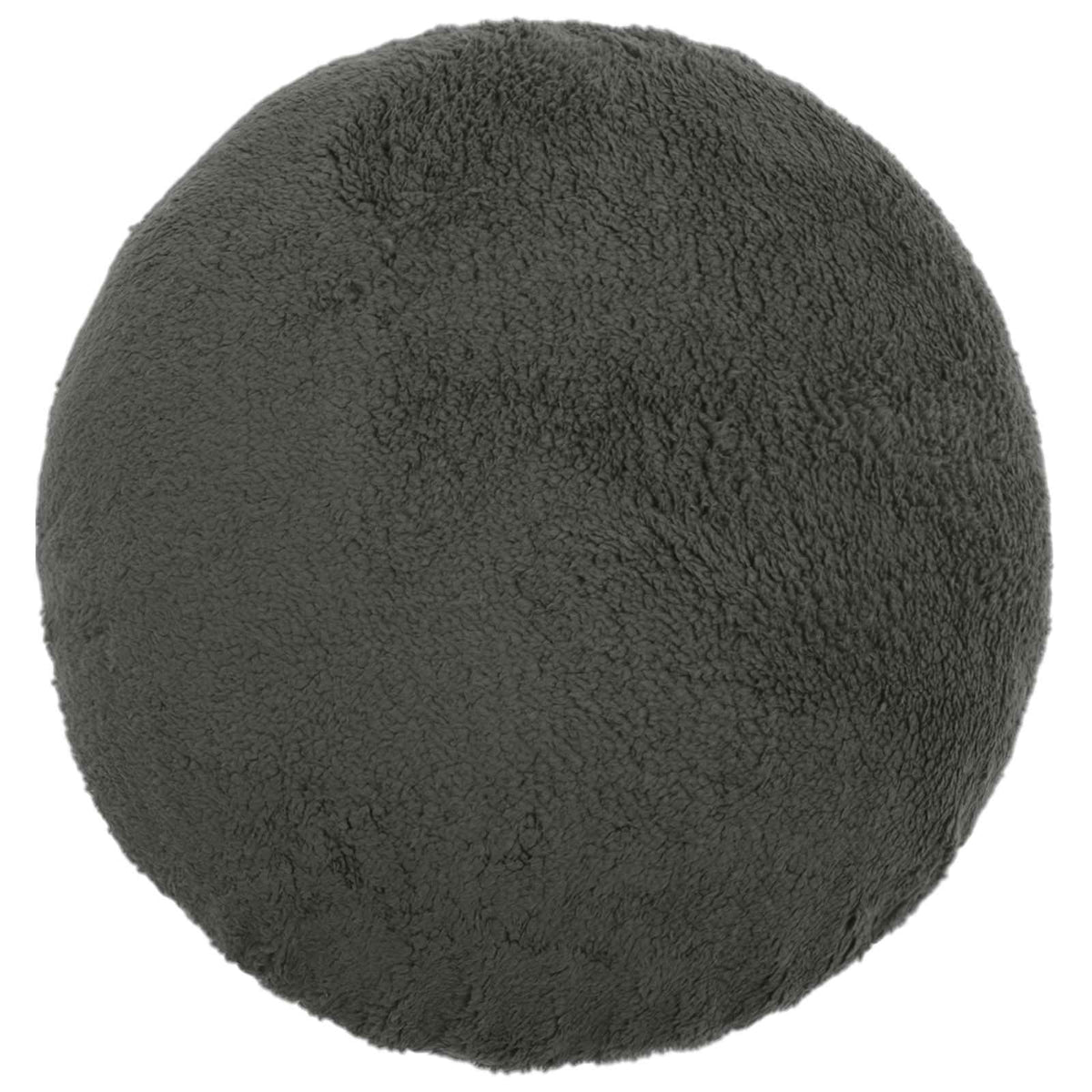 Presvlaka za jastuk 2 pcs HEERLEN Tamnosiva Ø 60 cm Bouclé