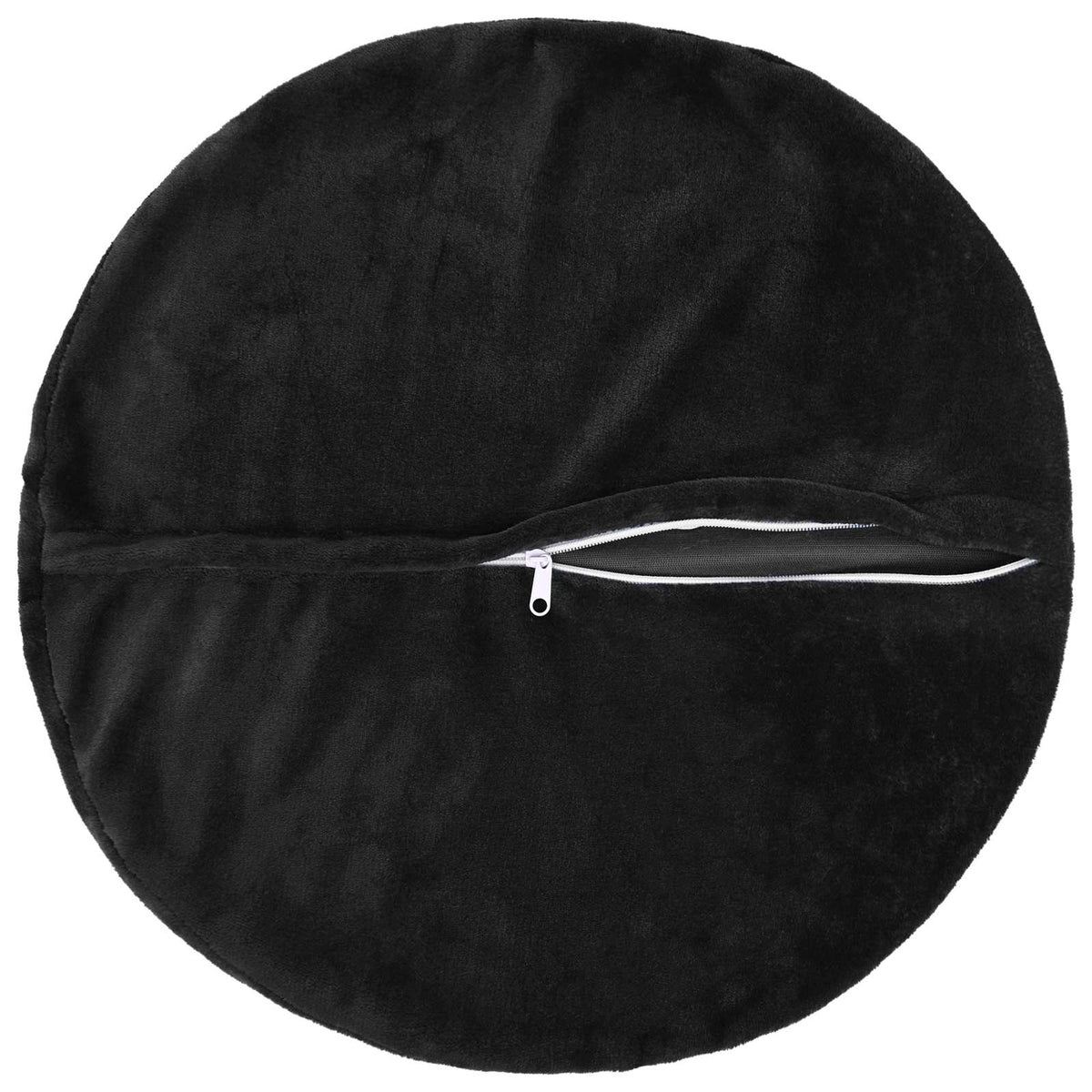 Presvlaka za jastuk 2 pcs HEERLEN Crna Ø 60 cm Flanel