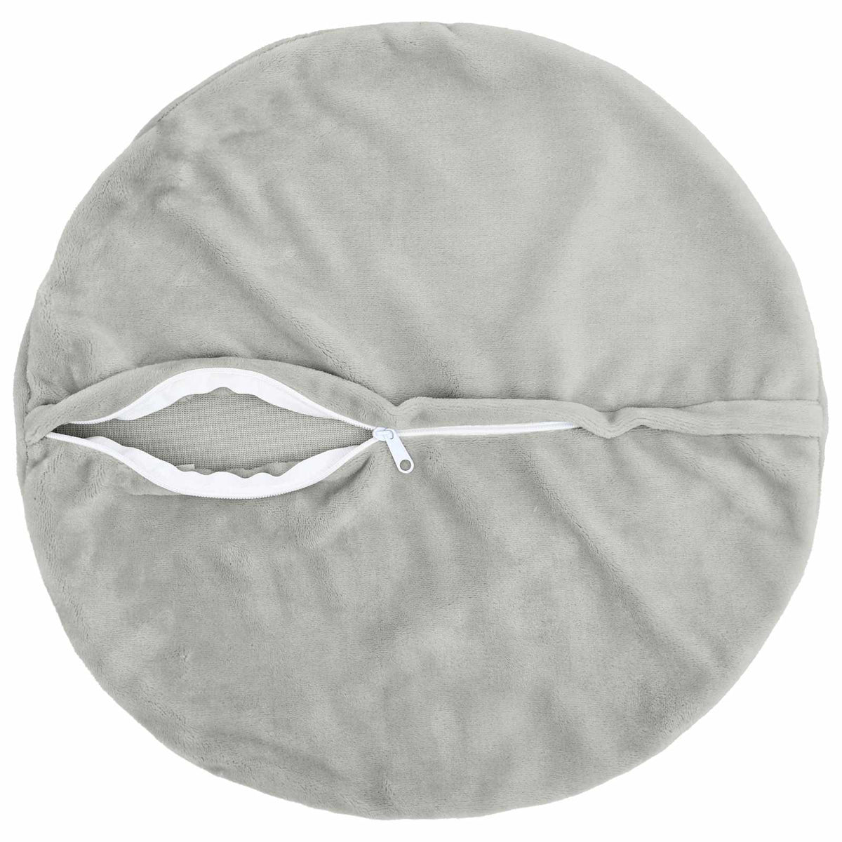 Presvlaka za jastuk 2 pcs HEERLEN Svjetlosiva Ø 60 cm Flanel