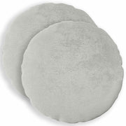 Presvlaka za jastuk 2 pcs HEERLEN Svjetlosiva Ø 60 cm Flanel