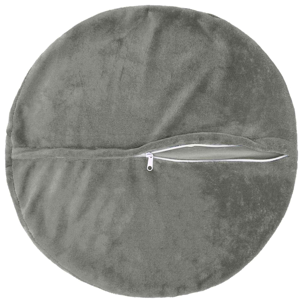 Presvlaka za jastuk 2 pcs HEERLEN Tamnosiva Ø 60 cm Flanel