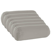 Presvlaka za jastuk 6 pcs HEERLEN Siva Ø 15 x 40 cm Poliester