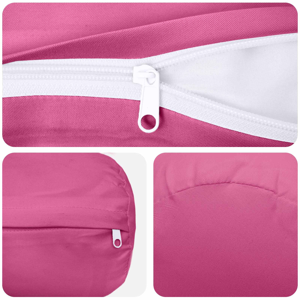 Presvlaka za jastuk 6 pcs HEERLEN Ružičasta Ø 15 x 40 cm