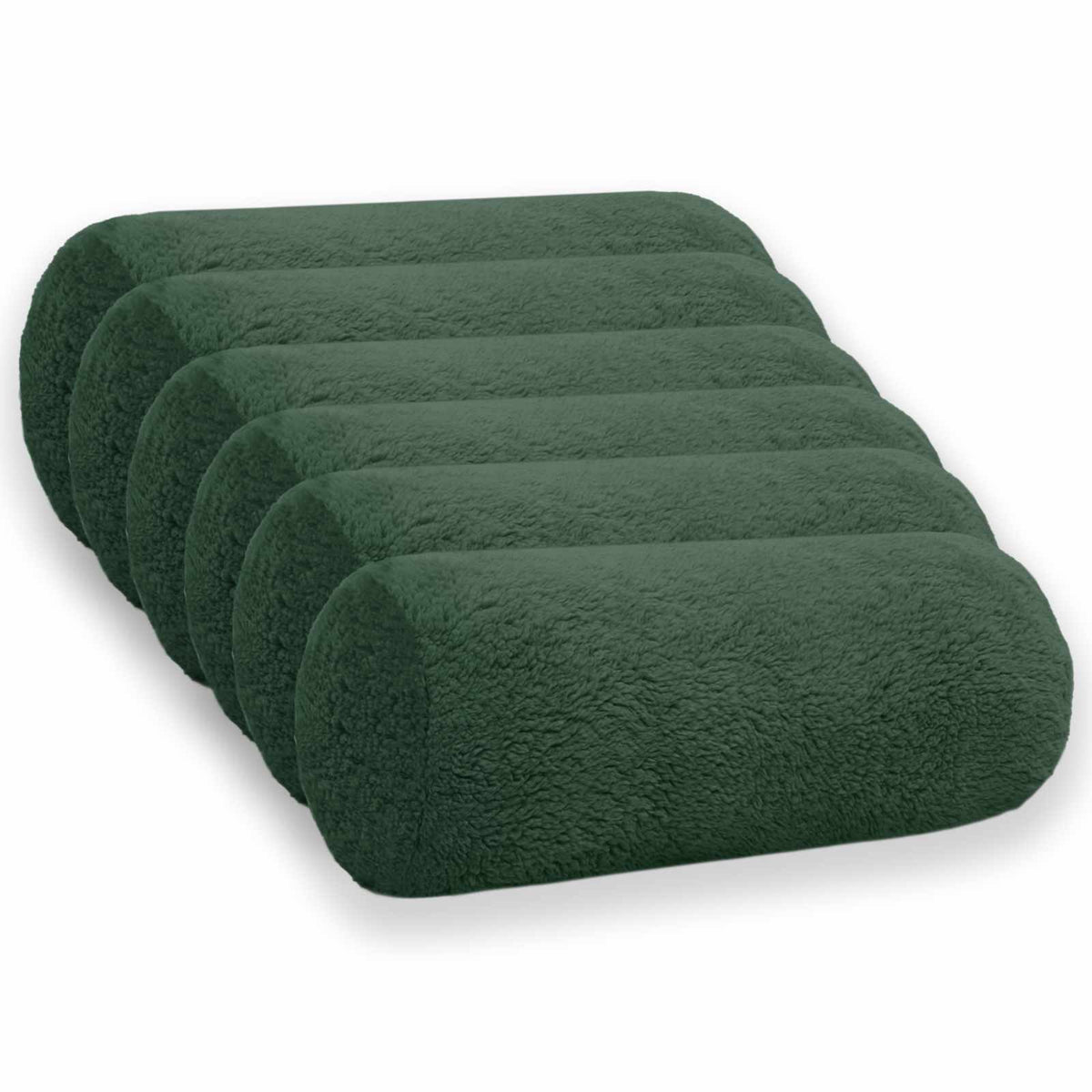 Presvlaka za jastuk 6 pcs HEERLEN Tamnozelena Ø 15 x 40 cm