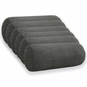 Presvlaka za jastuk 6 pcs HEERLEN Tamnosiva Ø 15 x 40 cm Bouclé