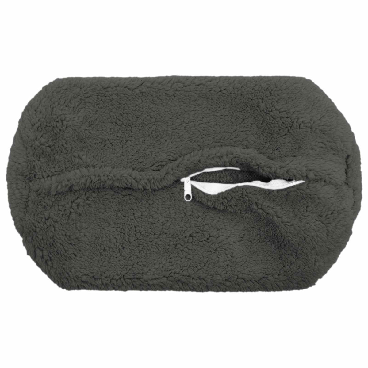Presvlaka za jastuk 6 pcs HEERLEN Tamnosiva Ø 15 x 40 cm Bouclé