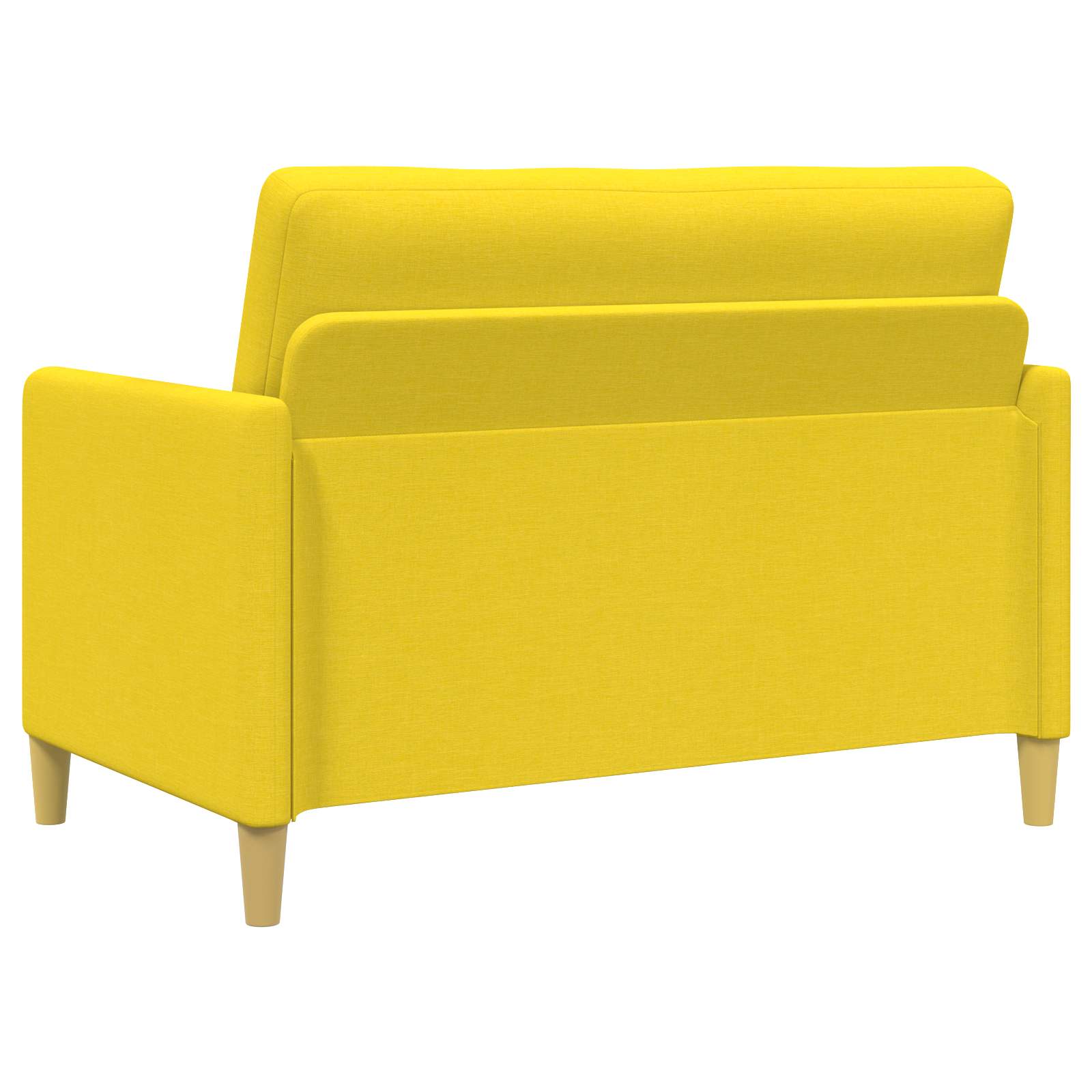 Set sofe s pohranom 2 pcs Svijetlo žuta Poliester