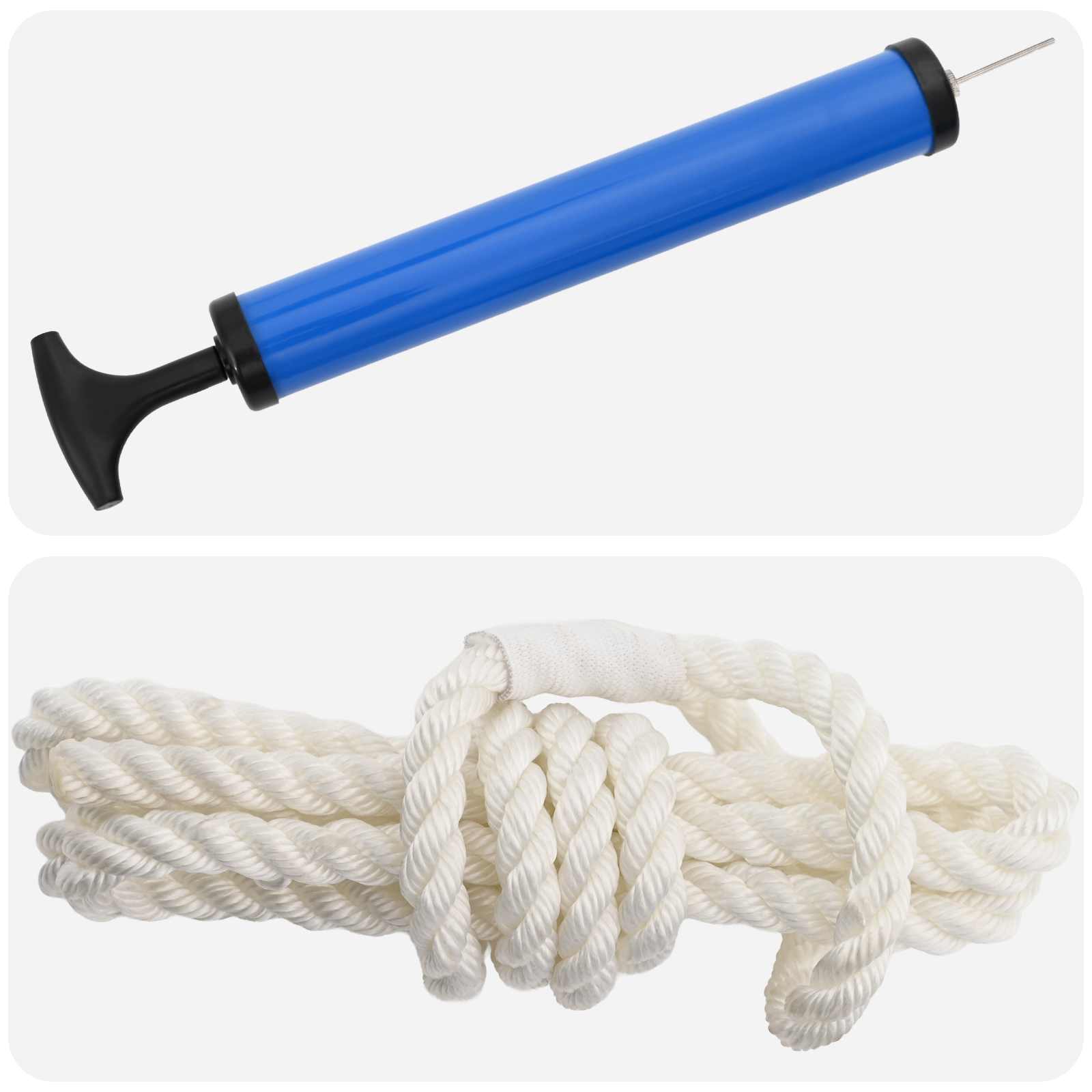 Odbojnici za čamce 2 kom. Ø 11 x 40 cm Bijela PVC