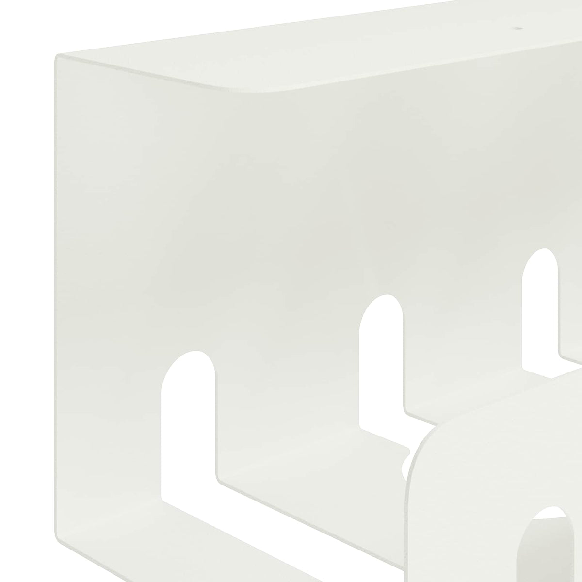 Pohranite kablove ispod stola 2 kom. Bijela 43 x 10 x 10 cm