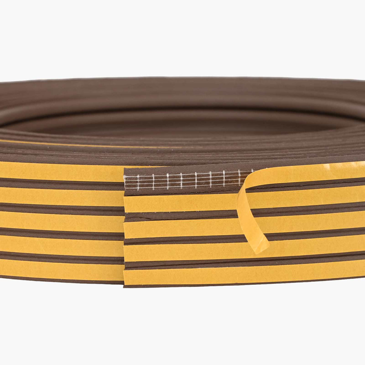 Samoljepiva brtvila za prozore Smeđa 10 x 6 mm 25 m EPDM pjena