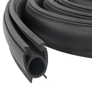 Brtva za garažna vrata Crna 41 x 33 mm PVC