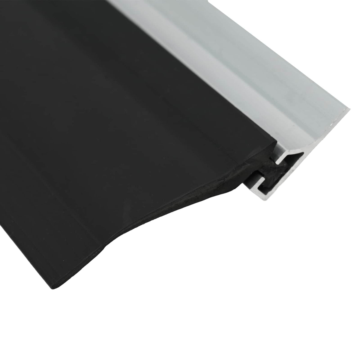 Brtva za garažna vrata Crna 52 x 2 mm 2,5 m PVC