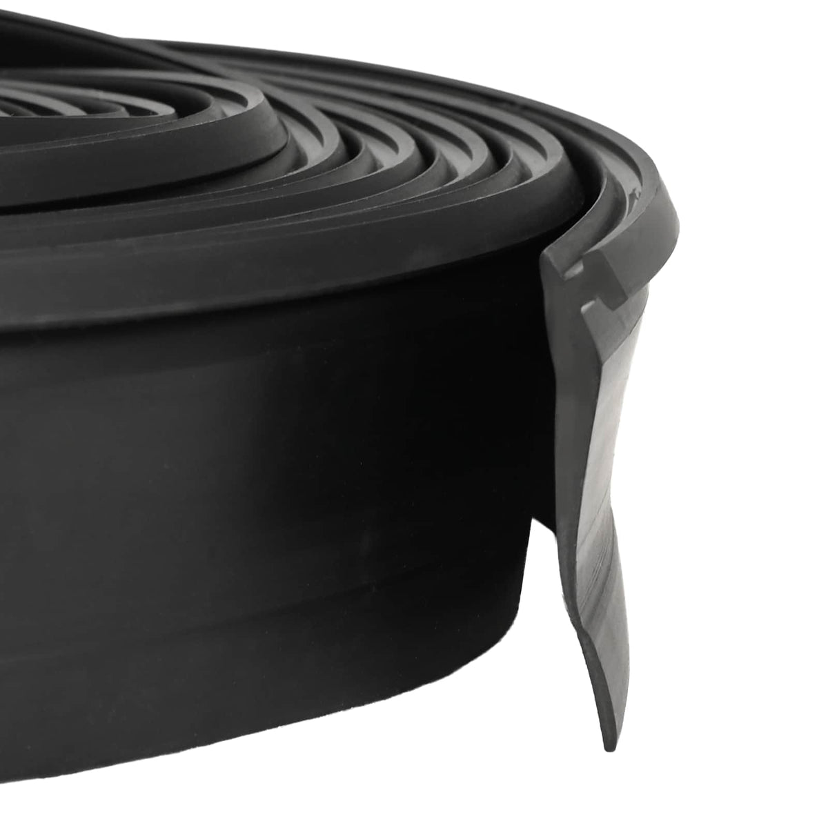Brtva za garažna vrata Crna 52 x 2 mm 4,5 m PVC