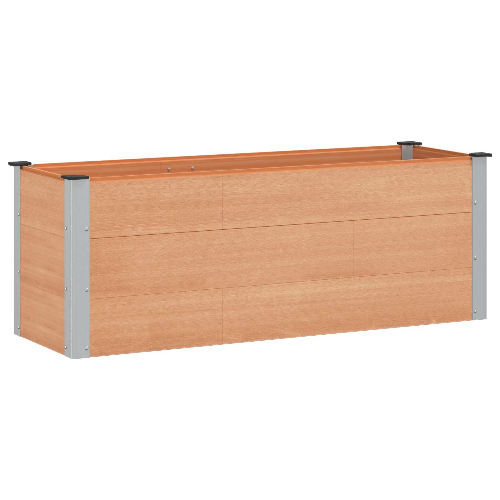 Povišena vrtna gredica Smeđa 150 x 50 x 54 cm