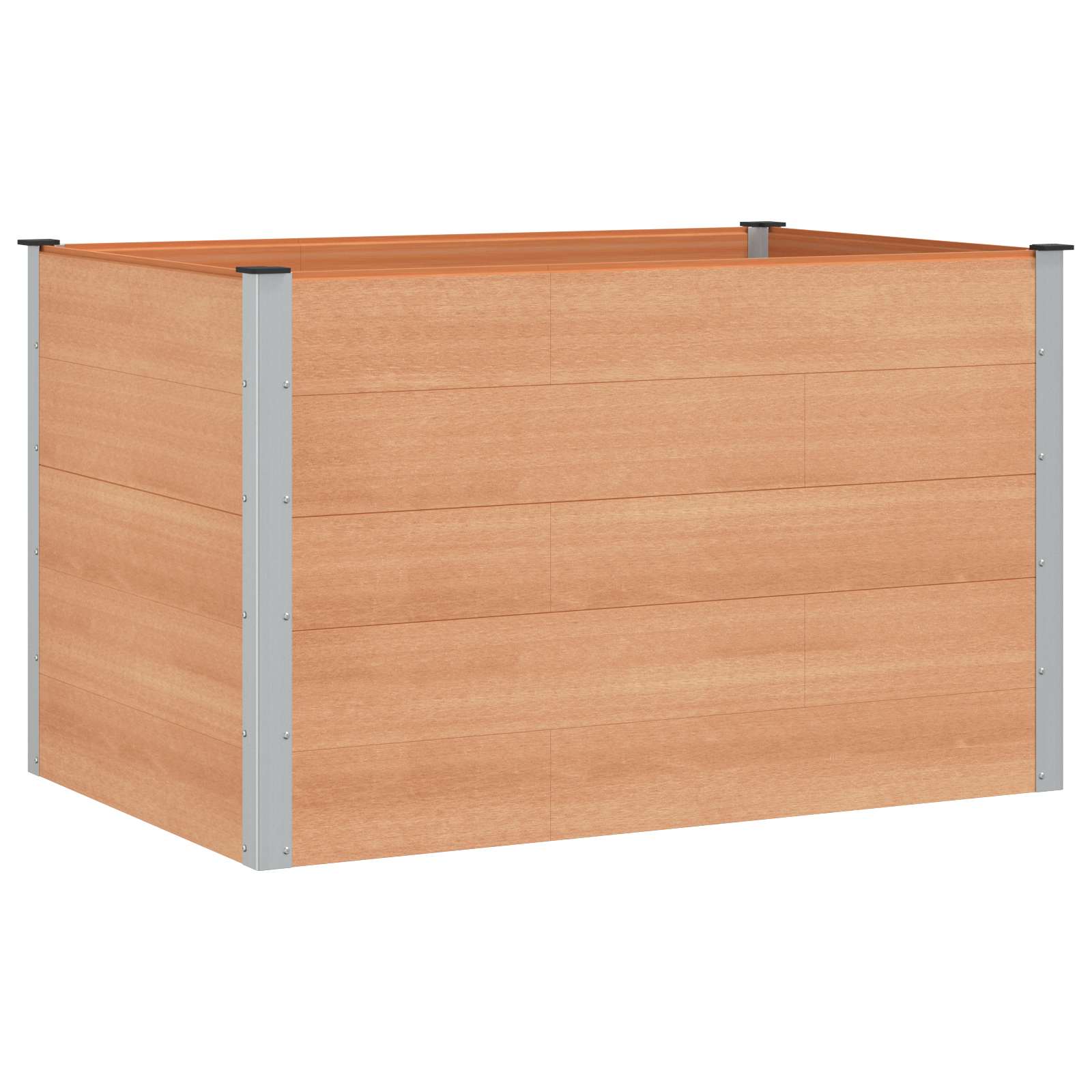 Povišena vrtna gredica Smeđa 150 x 100 x 91 cm