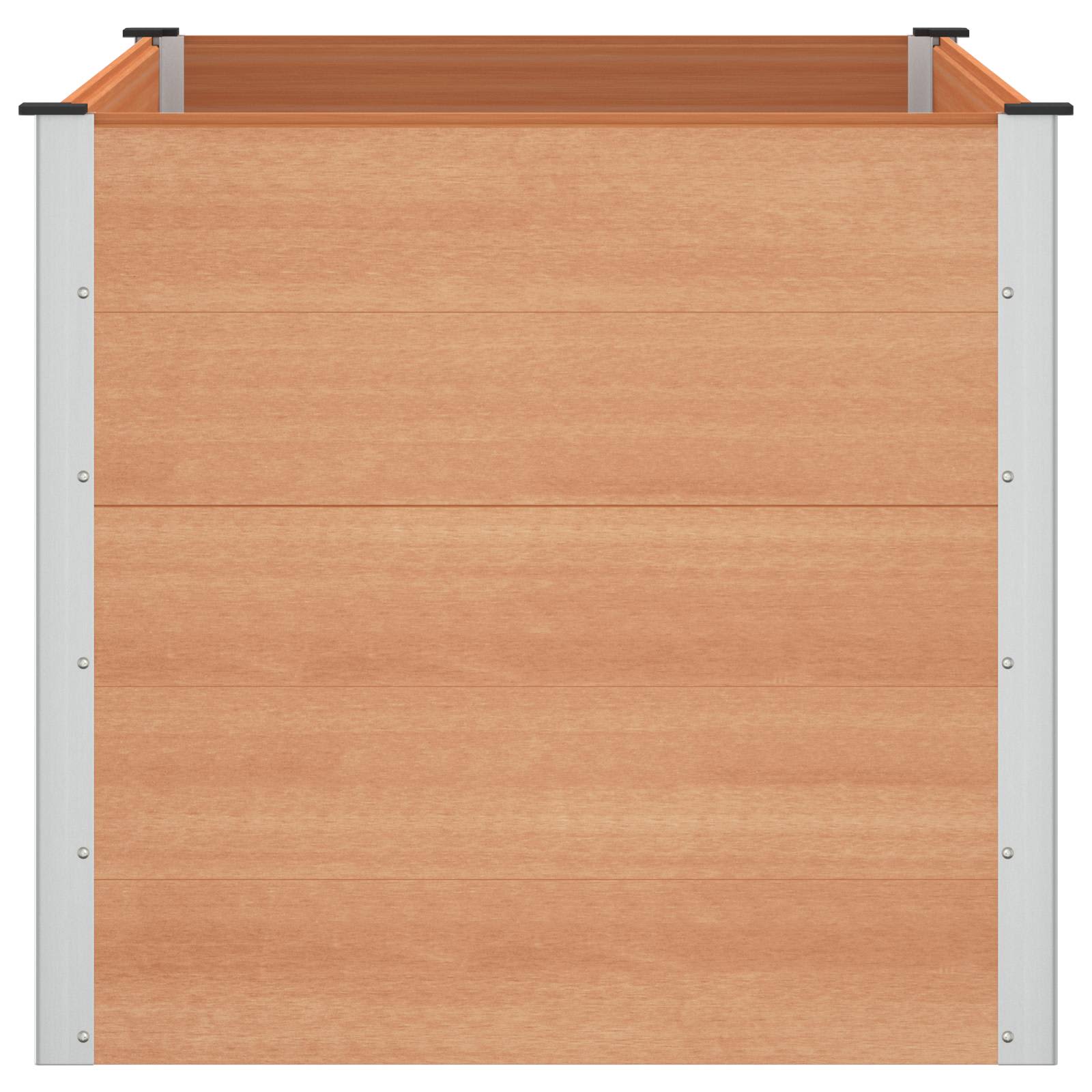 Povišena vrtna gredica Smeđa 150 x 100 x 91 cm
