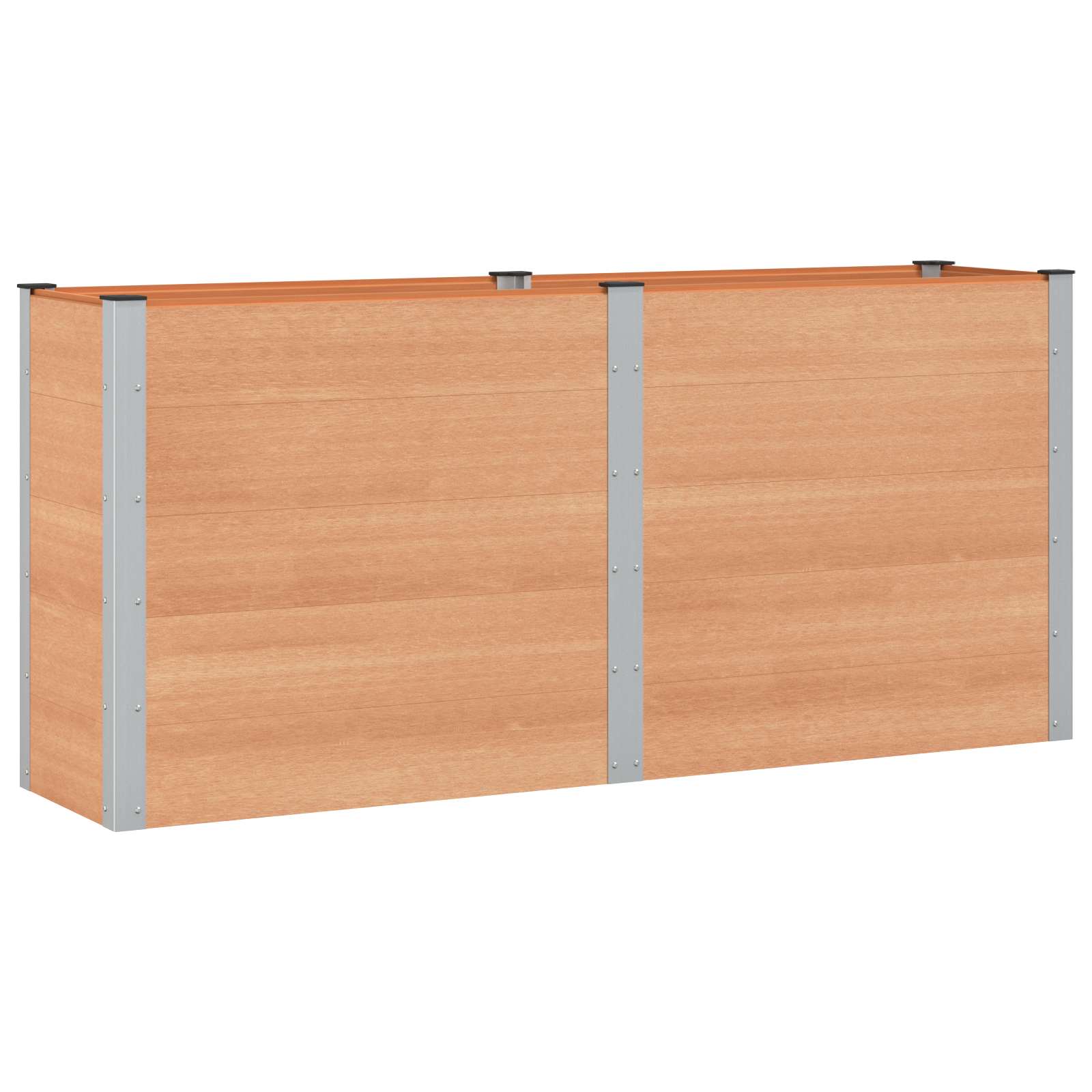 Povišena vrtna gredica Smeđa 200 x 50 x 91 cm