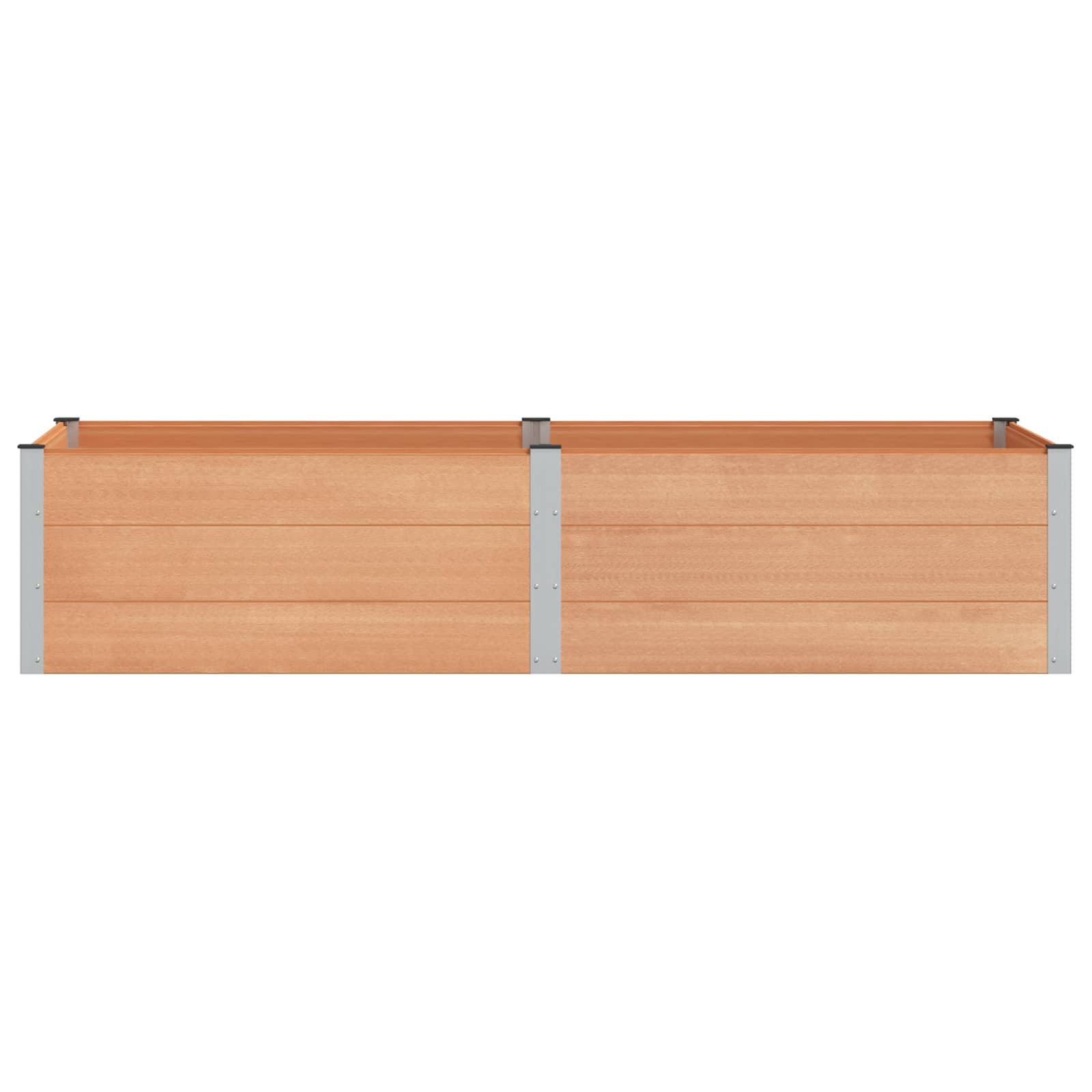 Povišena vrtna gredica Smeđa 250 x 100 x 54 cm