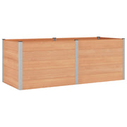 Povišena vrtna gredica Smeđa 250 x 100 x 91 cm