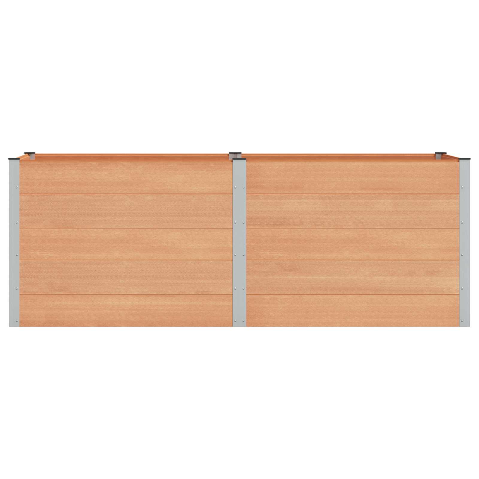 Povišena vrtna gredica Smeđa 250 x 100 x 91 cm