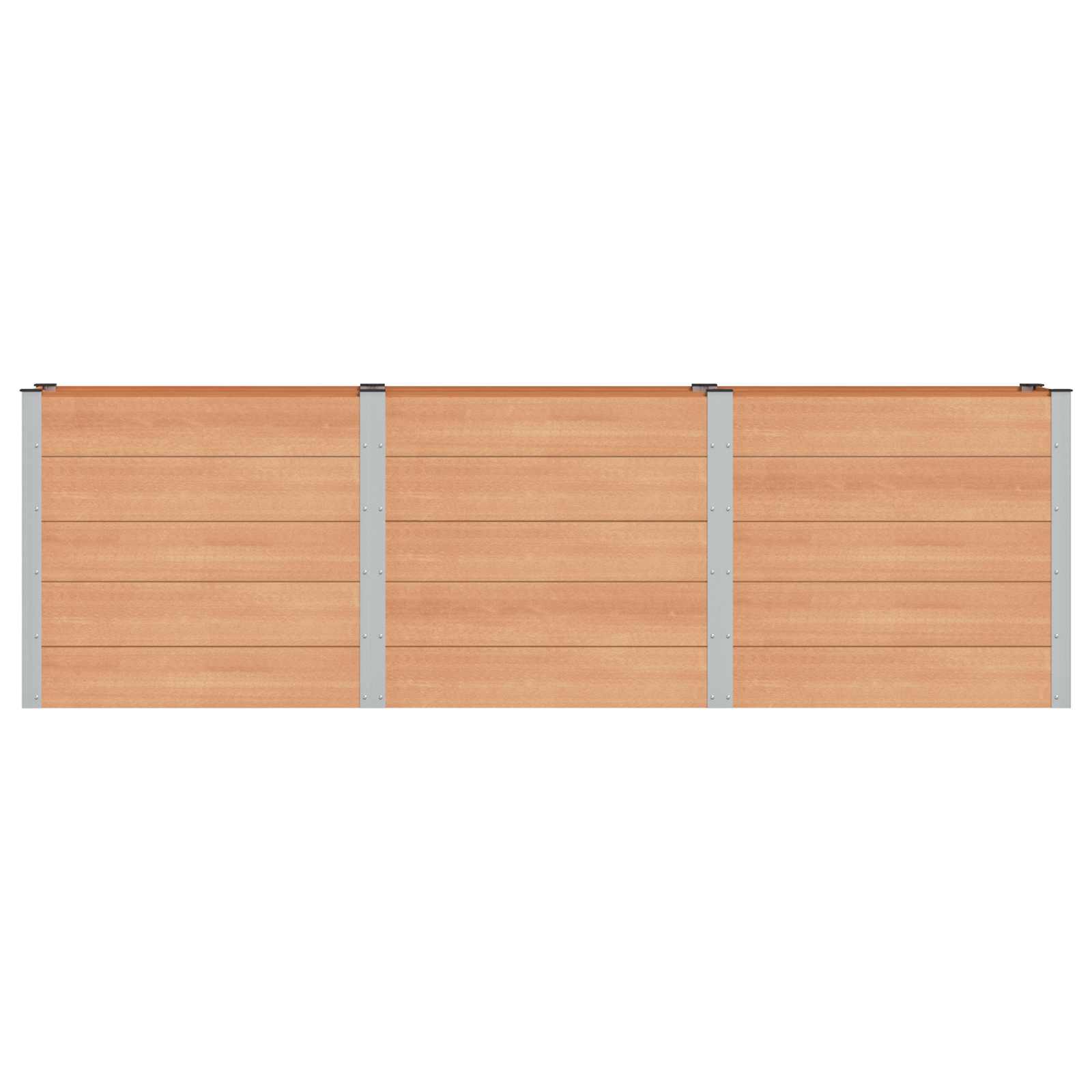 Povišena vrtna gredica Smeđa 300 x 50 x 91 cm