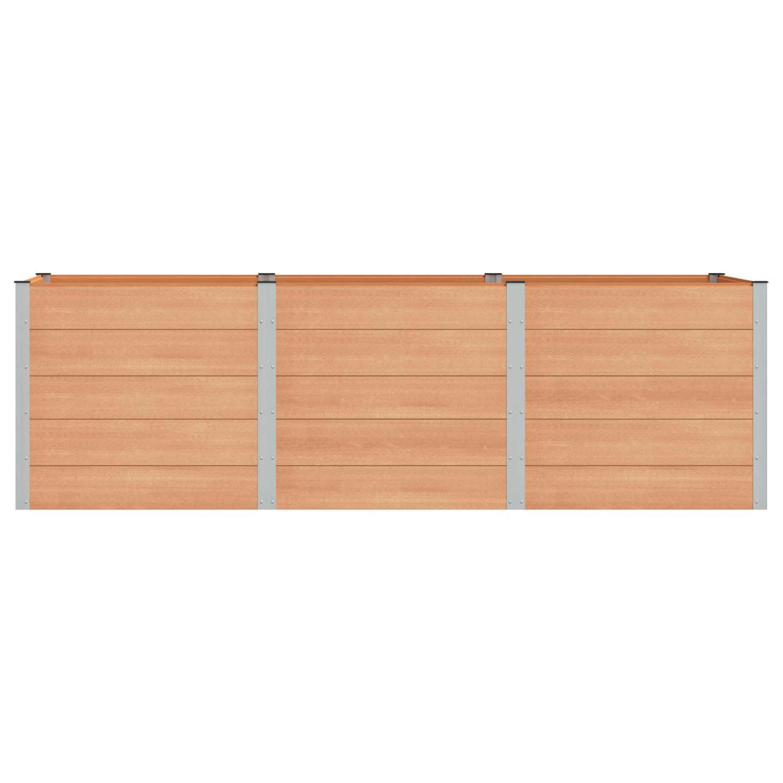 Povišena vrtna gredica Smeđa 300 x 100 x 91 cm