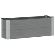 Povišena vrtna gredica Siva 100 x 30 x 36 cm