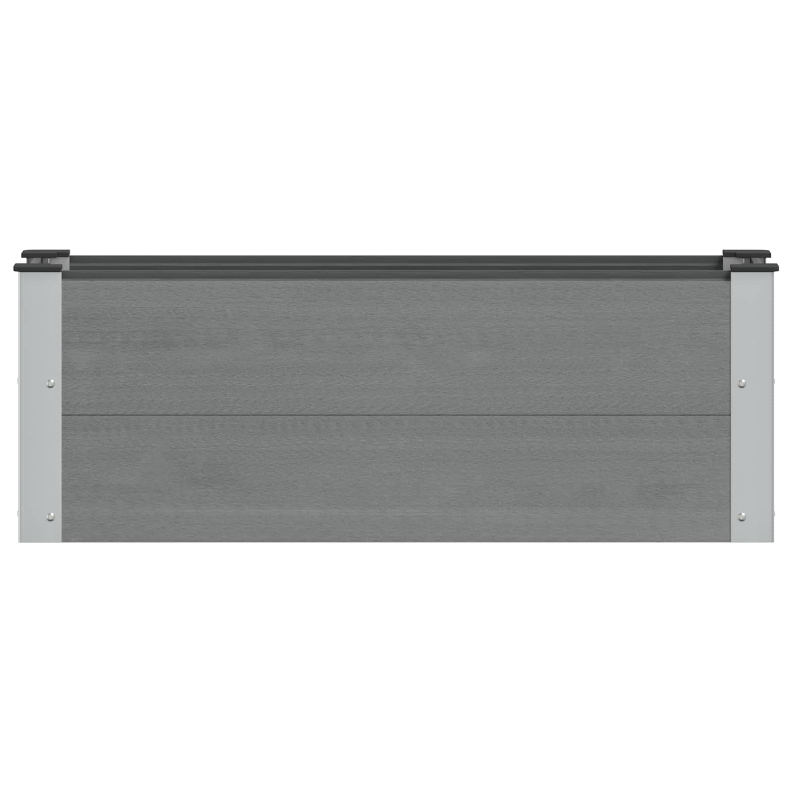 Povišena vrtna gredica Siva 100 x 30 x 36 cm