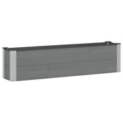 Povišena vrtna gredica Siva 150 x 30 x 36 cm