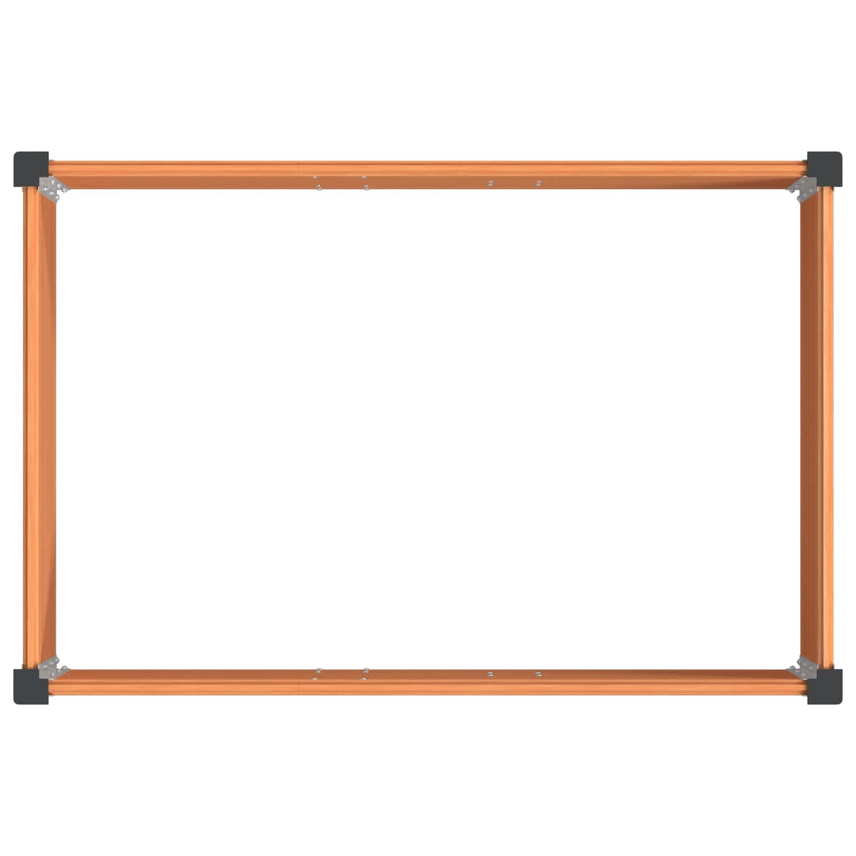 Povišena vrtna gredica Smeđa 50 x 30 x 72 cm