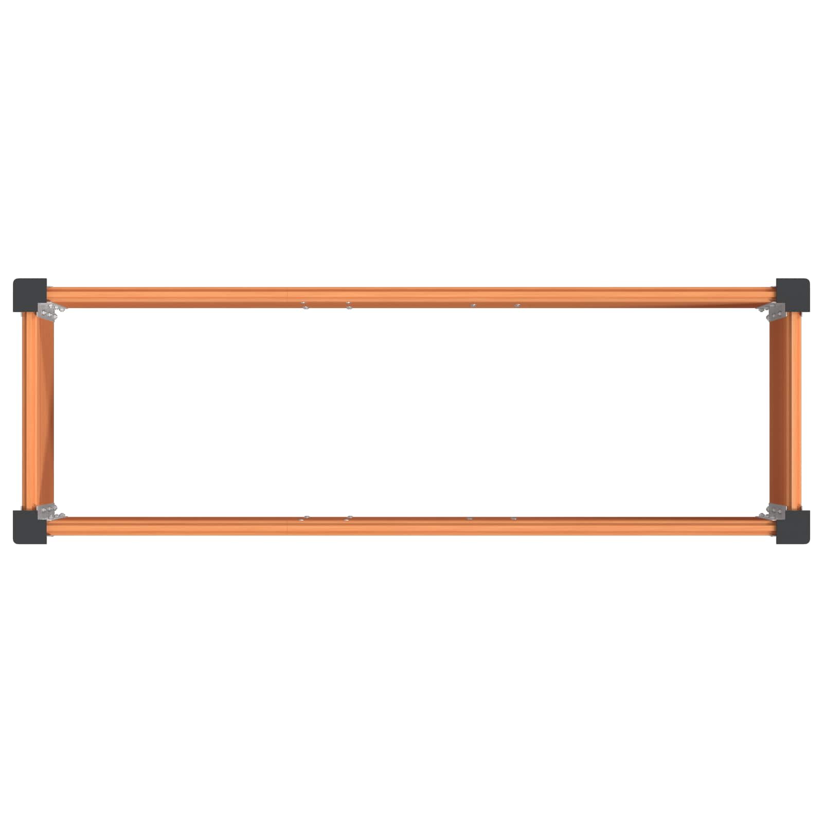 Povišena vrtna gredica Smeđa 100 x 30 x 36 cm
