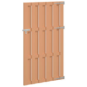 Vrtna vrata 100 x 180 cm WPC i aluminij Smeđa