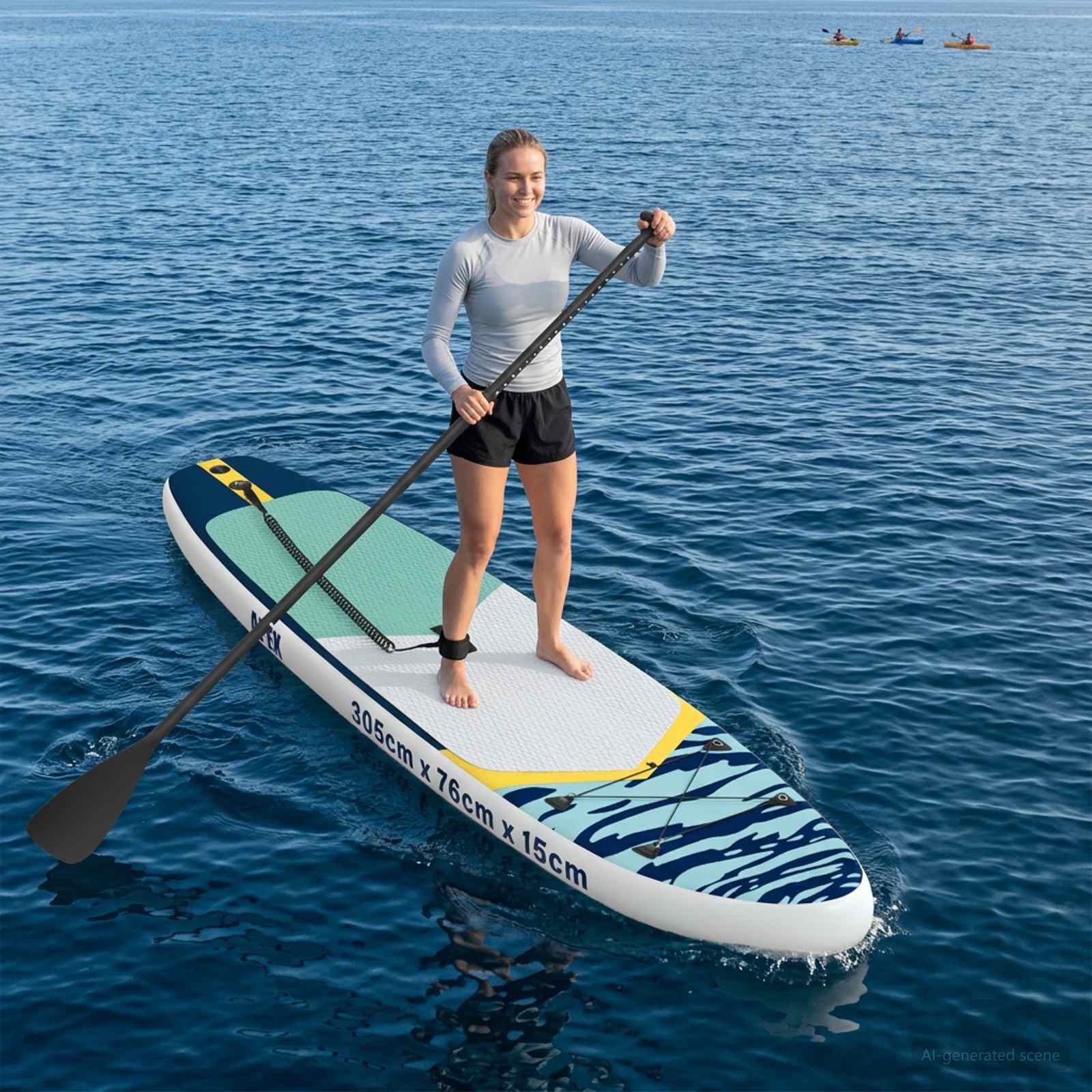 Inflatabilna Daske za Stajanje APEX 305 x 76 x 15 cm Plava za