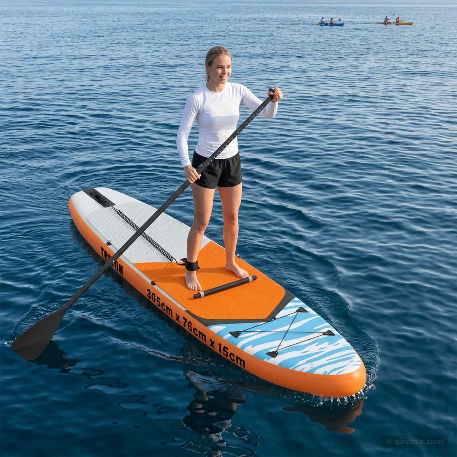 SUP Daska s Mjestom 2-u-1 TRITON 305 x 76 x 15 cm Plava za