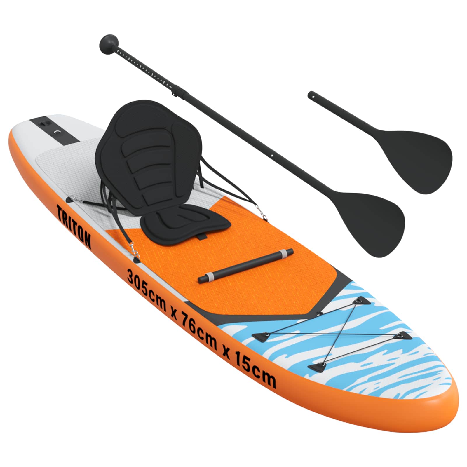 SUP Daska s Mjestom 2-u-1 TRITON 305 x 76 x 15 cm Plava za