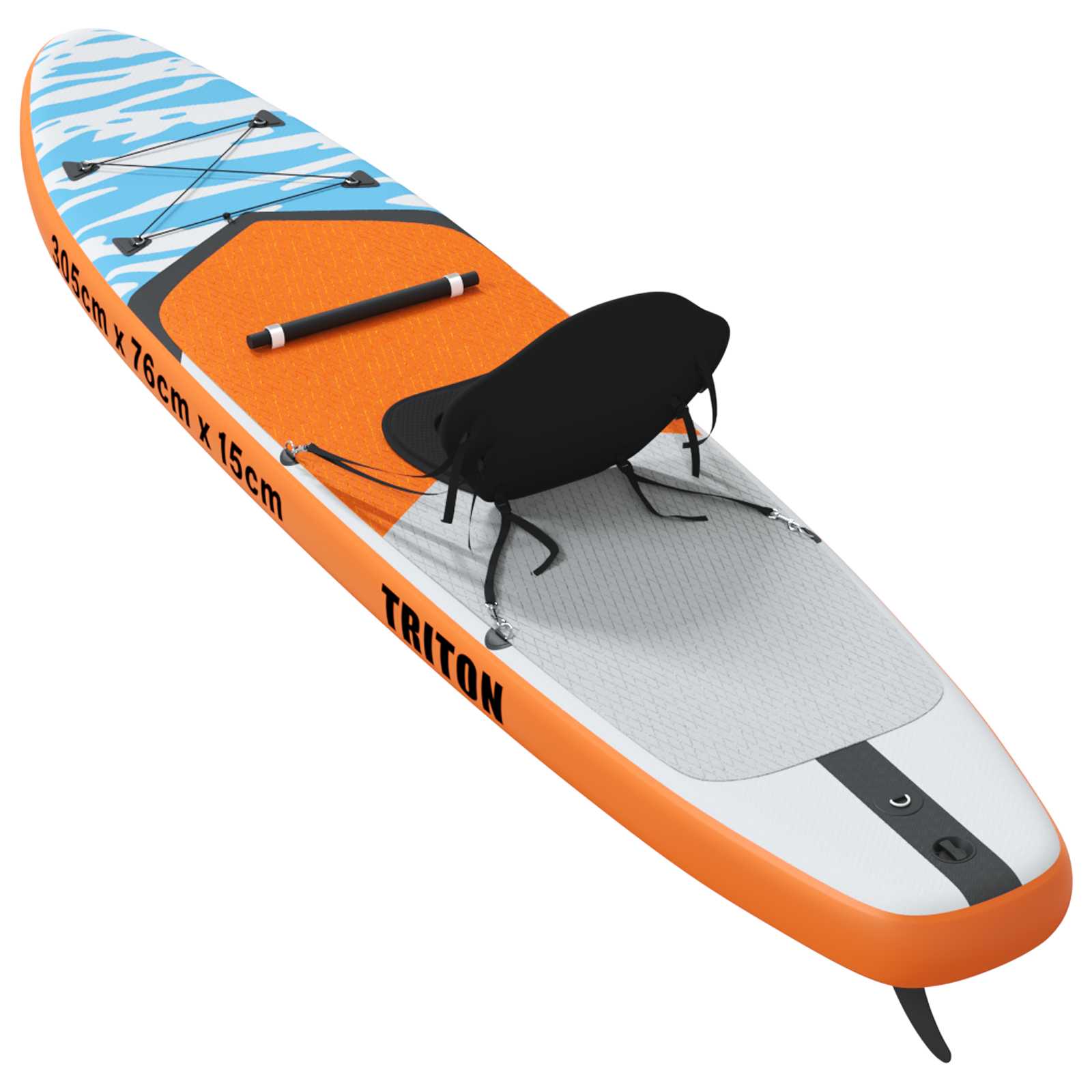 SUP Daska s Mjestom 2-u-1 TRITON 305 x 76 x 15 cm Plava za