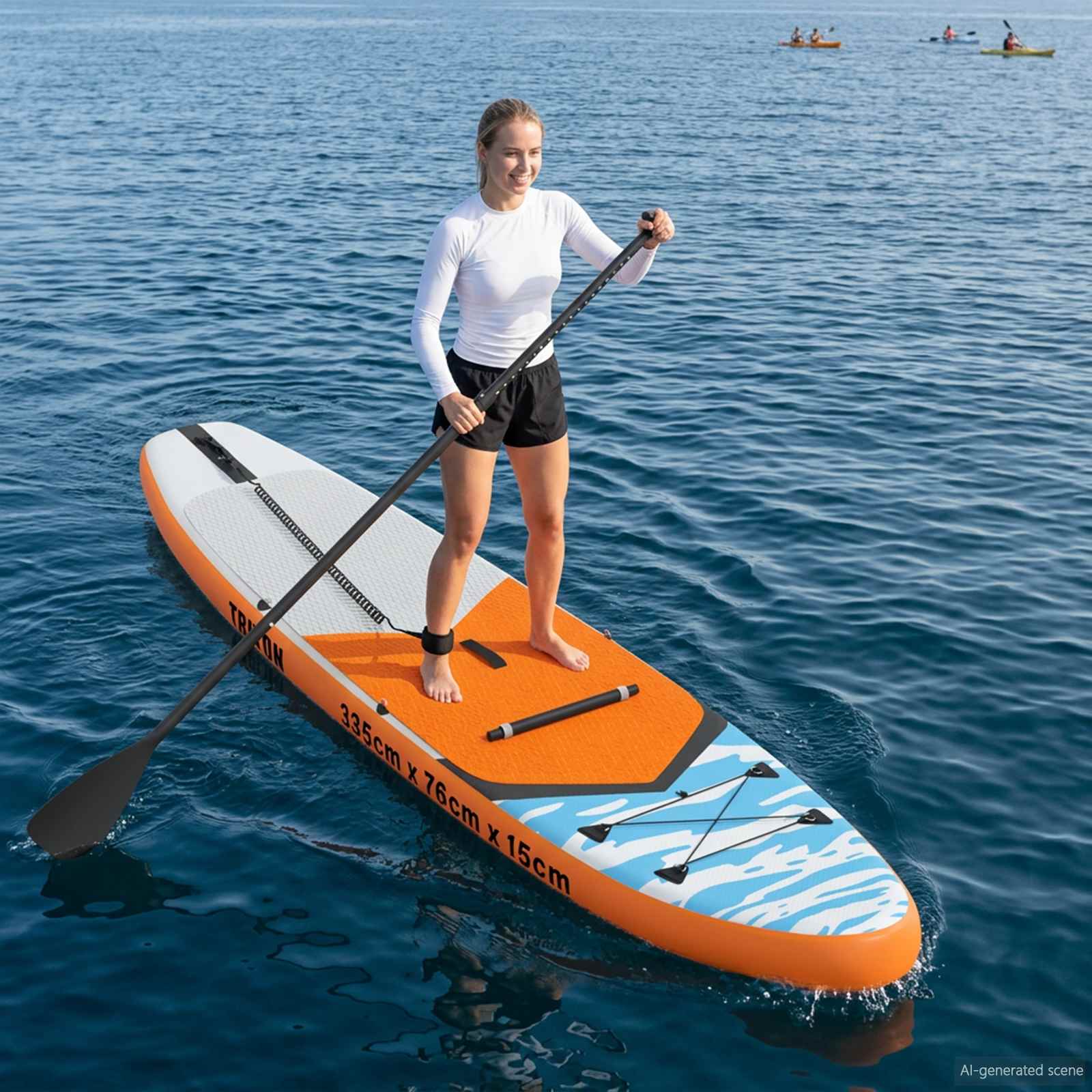 SUP Daska s Mjestom 2-u-1 TRITON 335 x 76 x 15 cm Plava za