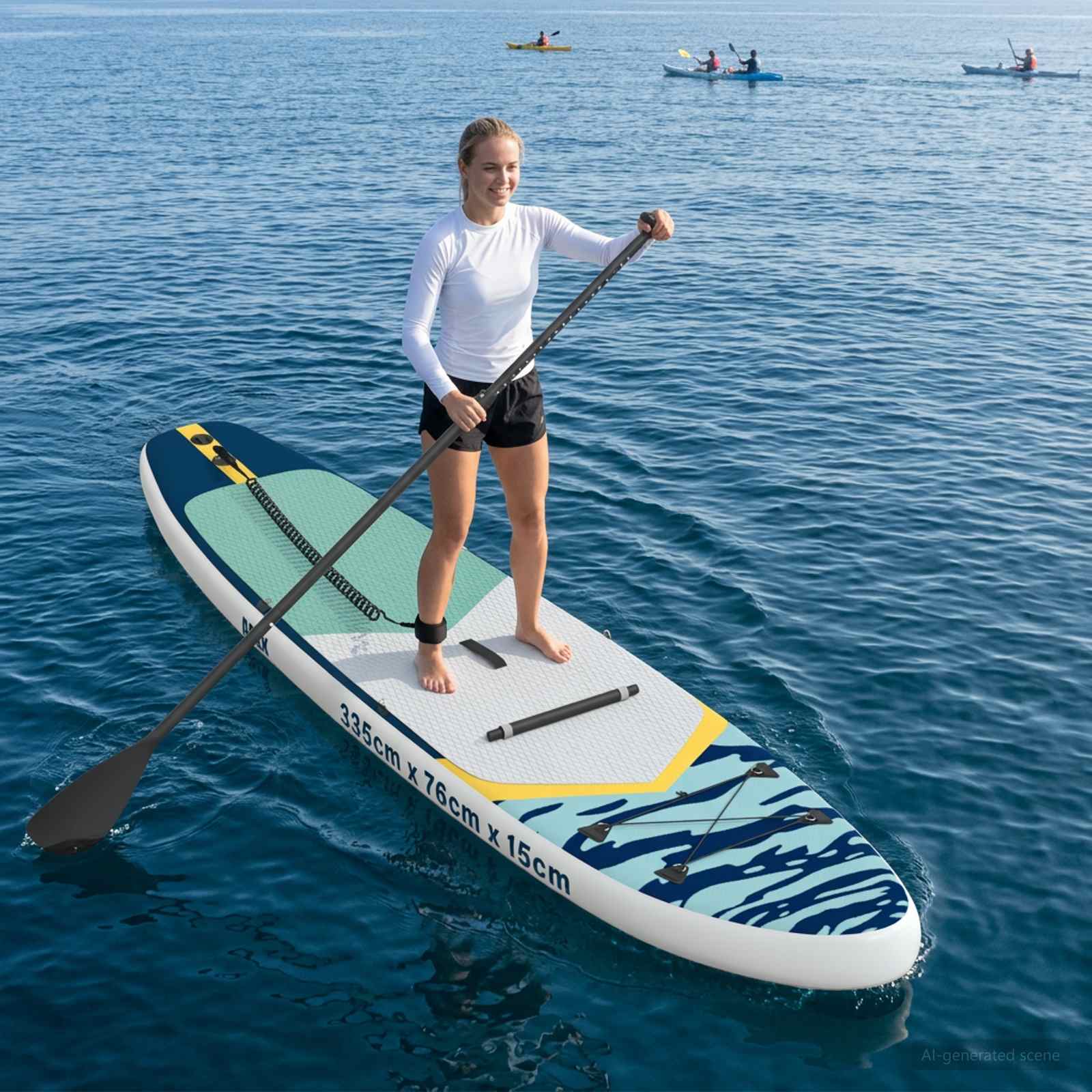 SUP Daska s Mjestom 2-u-1 APEX 335 x 76 x 15 cm Plava za