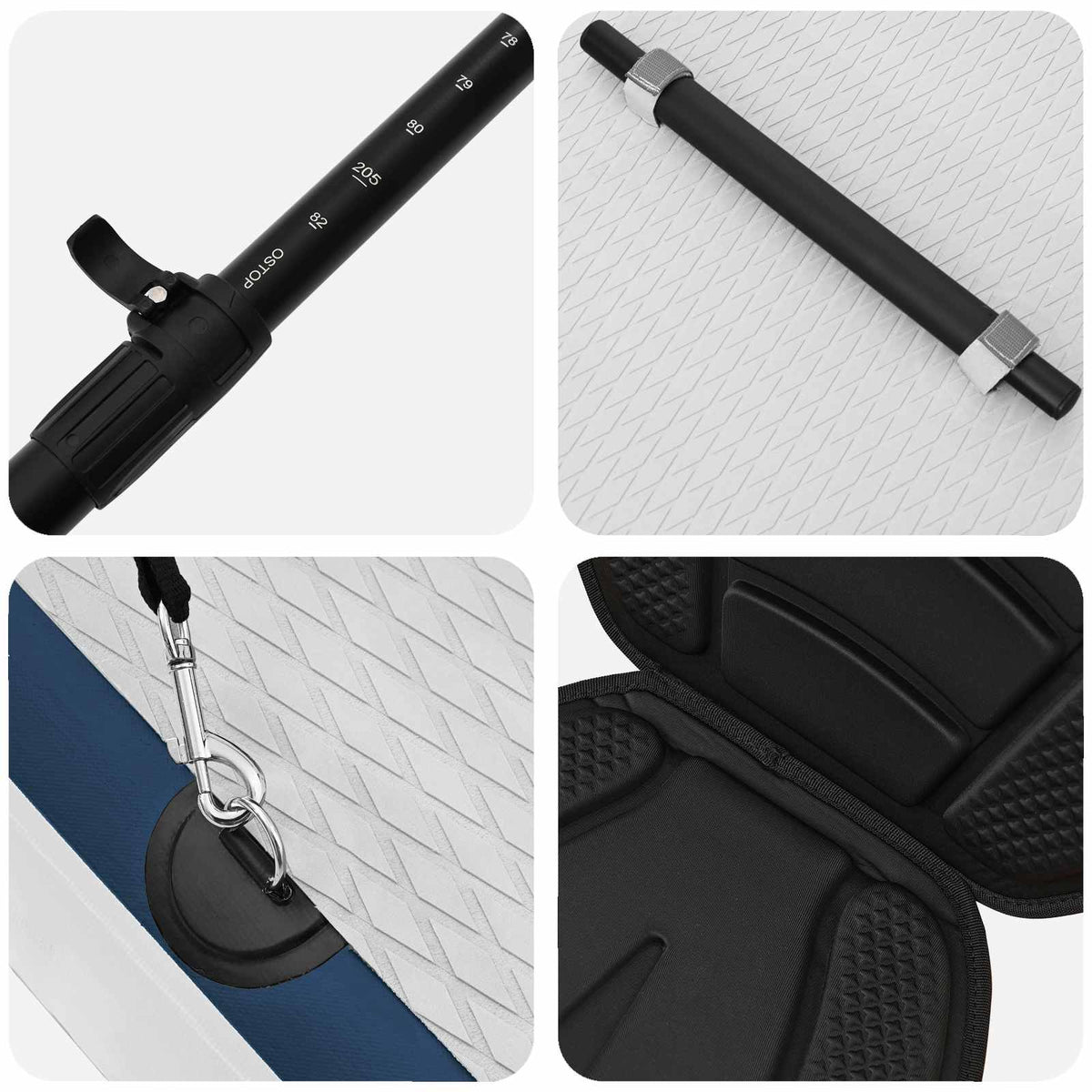 SUP Daska s Mjestom 2-u-1 APEX 366 x 81 x 15 cm Plava za