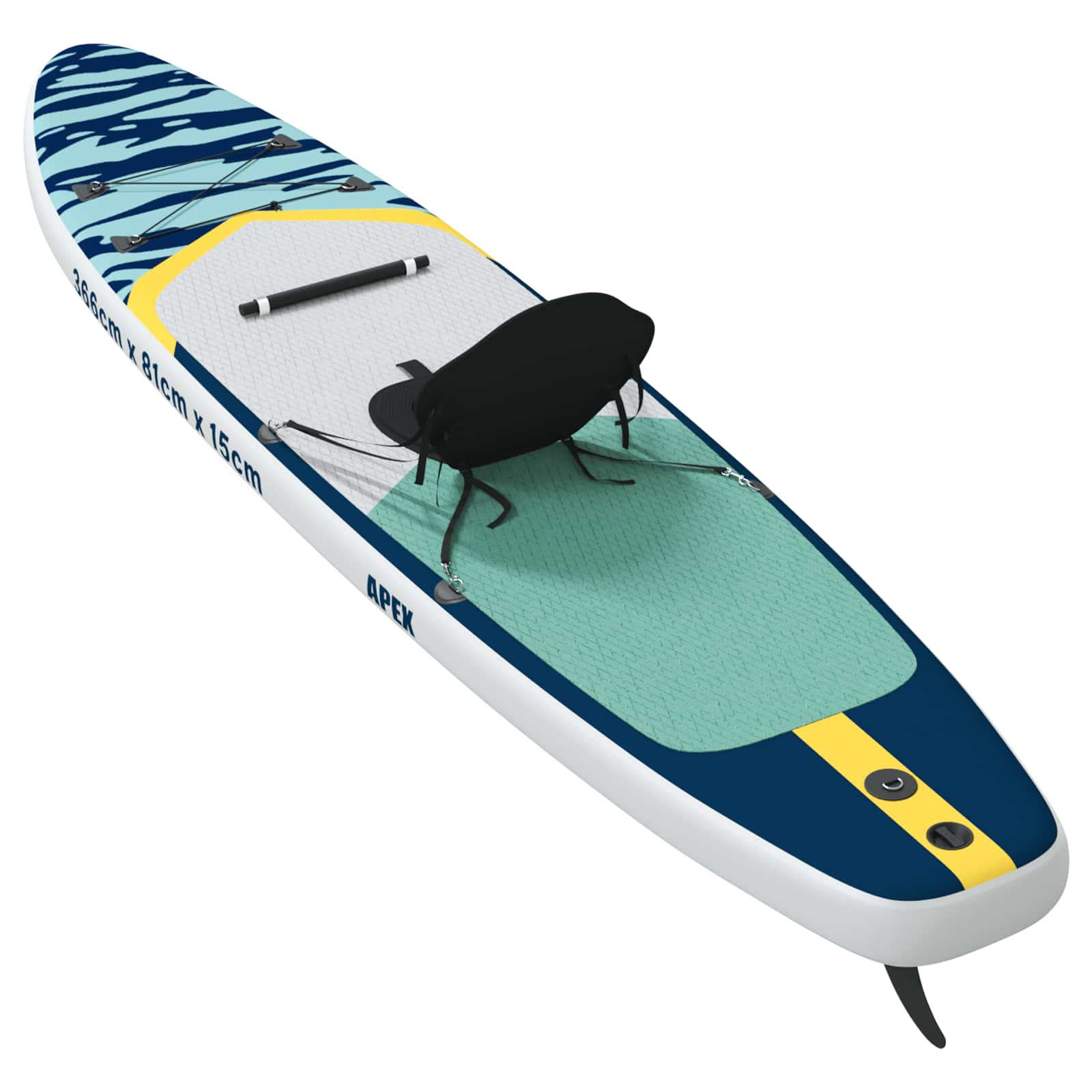 SUP Daska s Mjestom 2-u-1 APEX 366 x 81 x 15 cm Plava za
